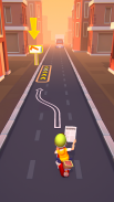 Paper Boy Race・juego de correr screenshot 1