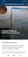 Learn Dropshipping Course Dropship online Business screenshot 1