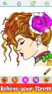 Glitter Color: Adult Coloring Book By Number Pages screenshot 4