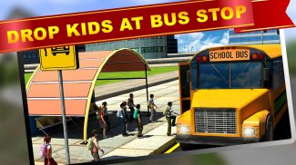 City School Bus Simulator Coach bus 3d 2017 screenshot 0