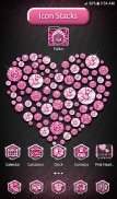 Pink Diamond Heart Theme App for Girls screenshot 6