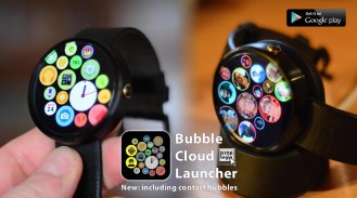 Bubble Cloud Tile Launcher Watchface (WearOS) screenshot 20