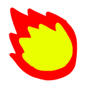 Raising fireball Icon