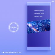 LITTLE™ XPERIA Theme | Purple screenshot 0