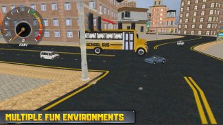 NY City School Bus Driving 2017 screenshot 4