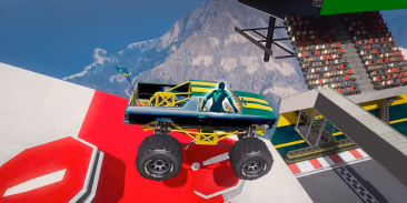 Superhero Mega Ramp Car Stunt screenshot 5