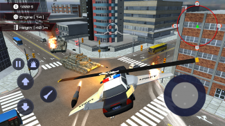 Flying Car City Police Chase screenshot 0