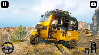 Montagne Tuk-tuk Rickshaw aventure au volant screenshot 5
