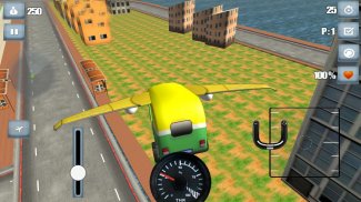 Flying Tuk Tuk Auto Rickshaw screenshot 2