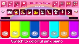 Kids Pink Piano Music & Songs screenshot 4