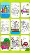 Cars Coloring Book Kids Game screenshot 5