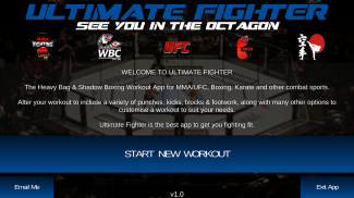 UFC Heavy Bag / Shadow Boxing screenshot 5