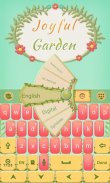 Joyful Garden Keyboard Theme screenshot 2