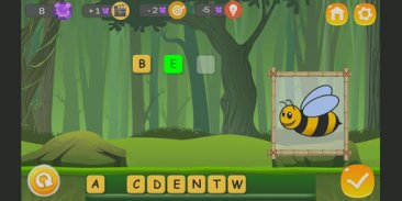 Animal Word - Crossword game screenshot 1