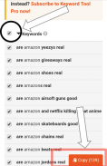 Keyword Tool screenshot 2