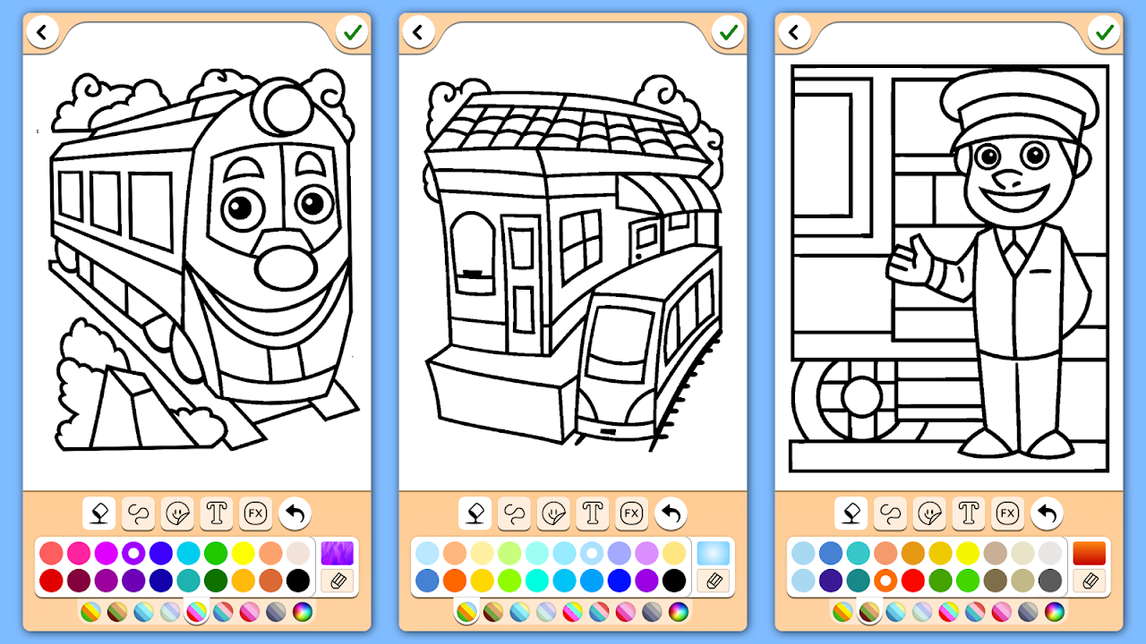 Download do APK de Spider Train Coloring book para Android