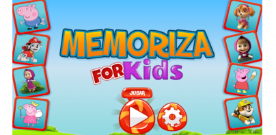 Memory matching game for kids