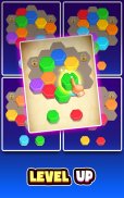 六角形颜色分类：堆叠谜题 screenshot 18