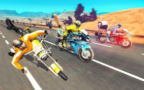 Traffic Highway Fight: Ultimate Stunt Bike Riding screenshot 3