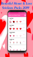 Heart Love Stickers 2019 - WAstickersApps screenshot 2