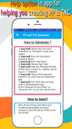 Privacy Policy Generator for Apps and Terms Writer screenshot 2