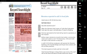 Record Searchlight eNewspaper screenshot 1