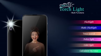 Speak to Torch Light - Clap to flash light screenshot 9