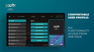 youtv NEW - online TV for TVs and set-boxes screenshot 0