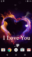 I Love You Live Wallpaper screenshot 1