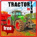 Tractor In Farm Icon