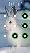 Bunny Pattern Lock Screen screenshot 4