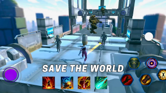capitán Super iron hero juego screenshot 2