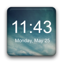 Widget de Relógio Digital Icon
