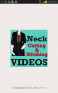 Neck Designs Cutting Stitching Videos App screenshot 0