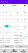 Work Hours - Time and Wages Tracking screenshot 1