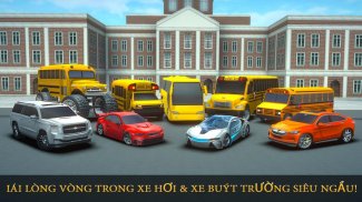 Game lái xe - Lái xe mô phỏng xe bus học đường screenshot 13