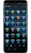 Launcher Theme - Dusk Blue Icon Pack Wallpaper screenshot 0