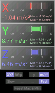 Accelerometer Meter screenshot 1