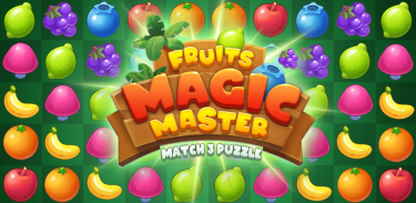 Fruit Magic Master: 3-Gewinnt-Rätsel Blast Spiel screenshot 7