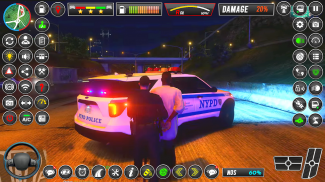 Super Polícia Jipe Dirigindo screenshot 1