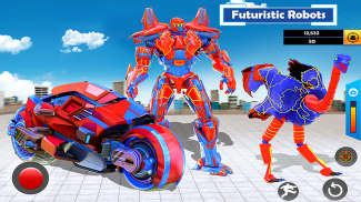 Ostrich Air Jet Robot Car Game screenshot 12