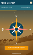 Qibla Compass with Salah Timings screenshot 0