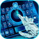 Tech Fingerprint tema do teclado Icon