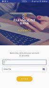 Paramount Bank Mobile app screenshot 1
