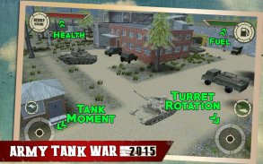Guerre Army Tank 2015 screenshot 1