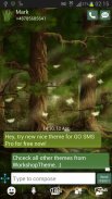 GO SMS Pro тему лес  forest screenshot 1