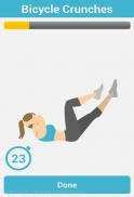 Exercícios abdominais e pernas screenshot 16