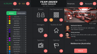 Team Order: Rennsport-Manager (Strategiespiel) screenshot 8