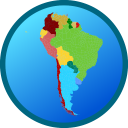 South America Map Icon