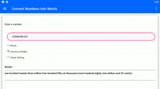 Convert Cheque Amount to Word screenshot 5